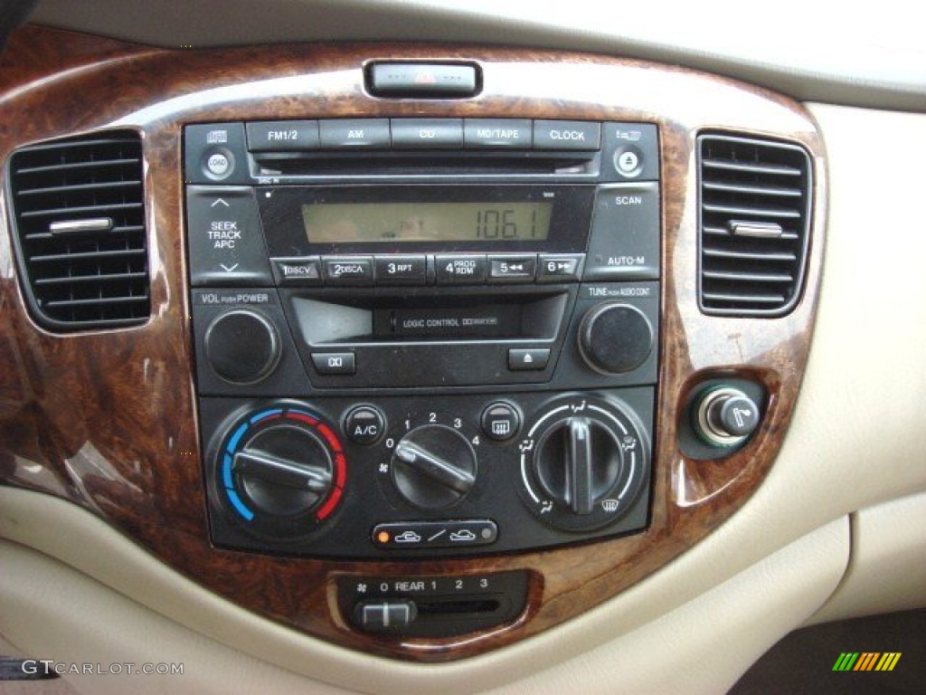 2002 Mazda MPV ES Controls Photo #59978193