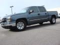 2006 Blue Granite Metallic Chevrolet Silverado 1500 LS Crew Cab  photo #2