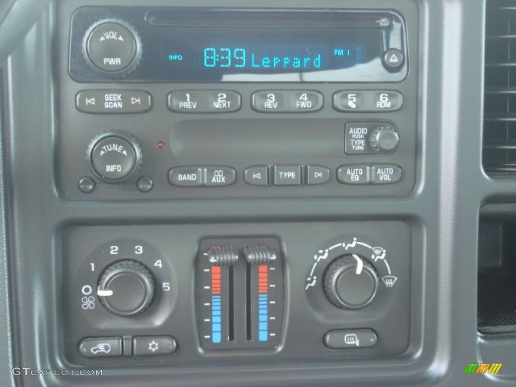 2006 Silverado 1500 LS Crew Cab - Blue Granite Metallic / Dark Charcoal photo #15