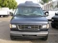 2003 True Blue Metallic Ford E Series Van E350 Passenger Wheelchair Access  photo #2