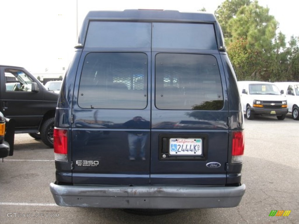 2003 E Series Van E350 Passenger Wheelchair Access - True Blue Metallic / Medium Flint photo #3