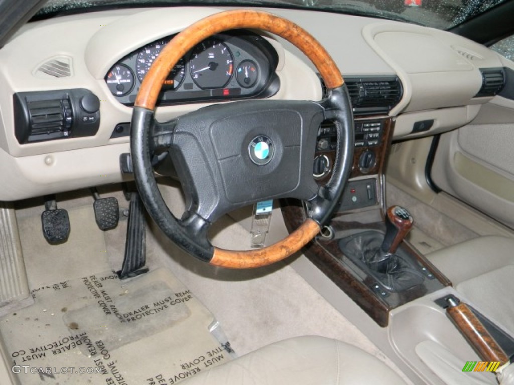 1997 BMW Z3 2.8 Roadster Beige Dashboard Photo #59982366