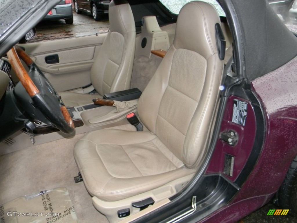 Beige Interior 1997 BMW Z3 2.8 Roadster Photo #59982375