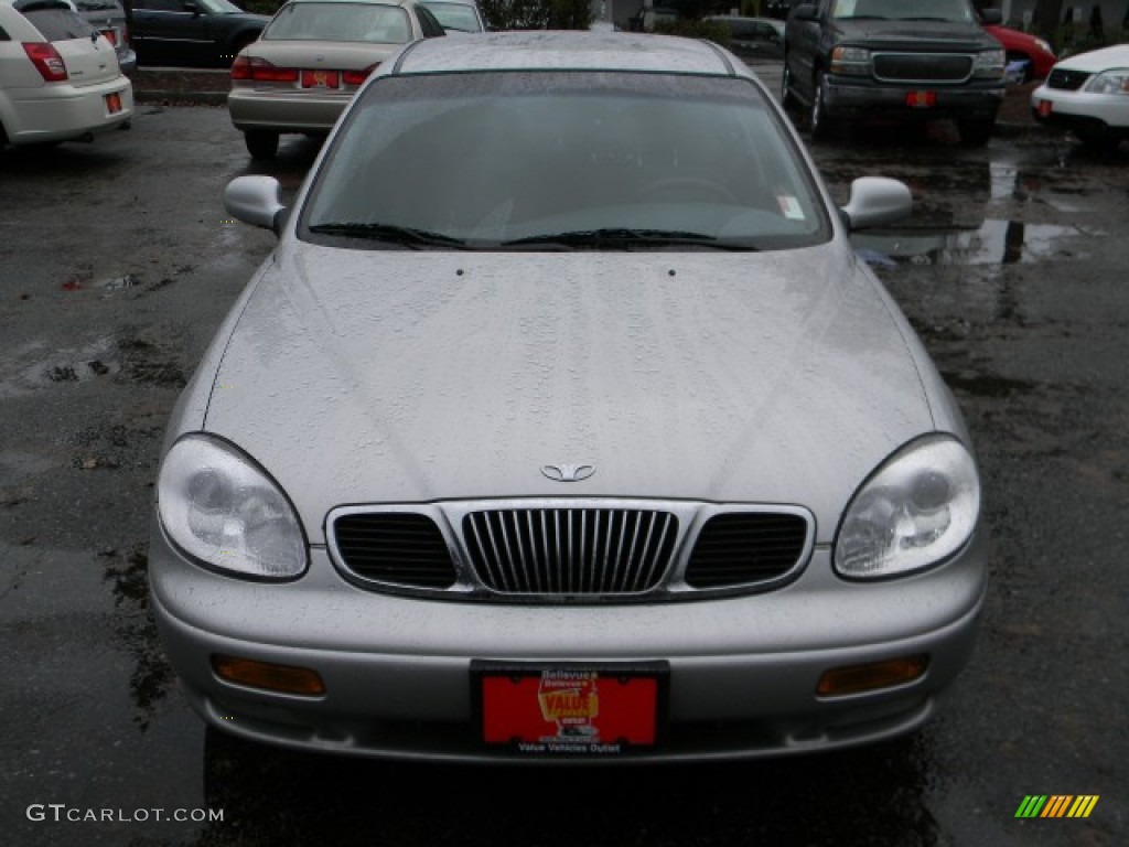 2002 Leganza CDX - Silver Metallic / Gray photo #3
