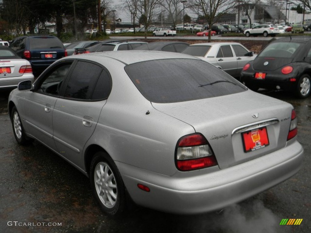 2002 Leganza CDX - Silver Metallic / Gray photo #4