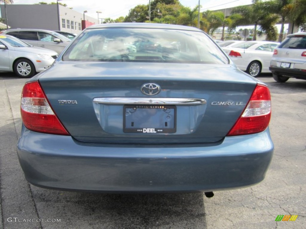 2003 Camry LE - Catalina Blue Metallic / Stone photo #4