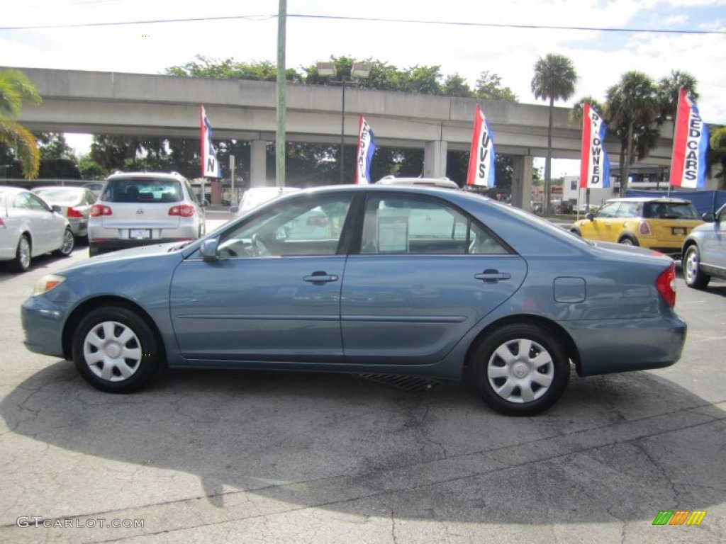 2003 Camry LE - Catalina Blue Metallic / Stone photo #6