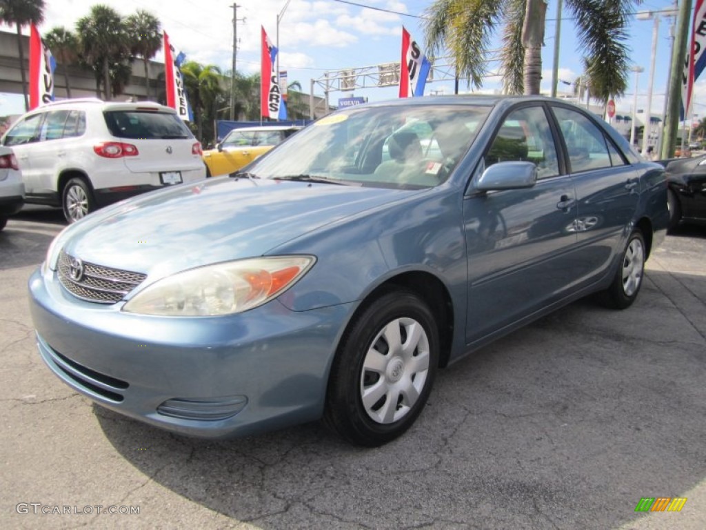 2003 Camry LE - Catalina Blue Metallic / Stone photo #7
