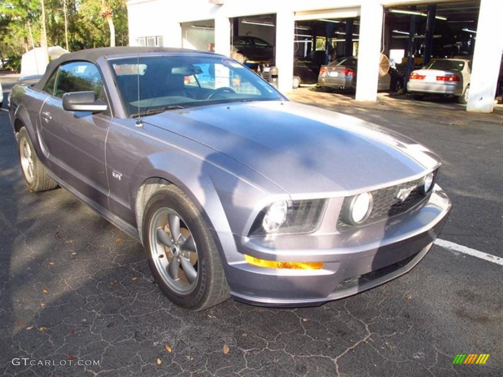 2006 Mustang GT Premium Convertible - Tungsten Grey Metallic / Dark Charcoal photo #1