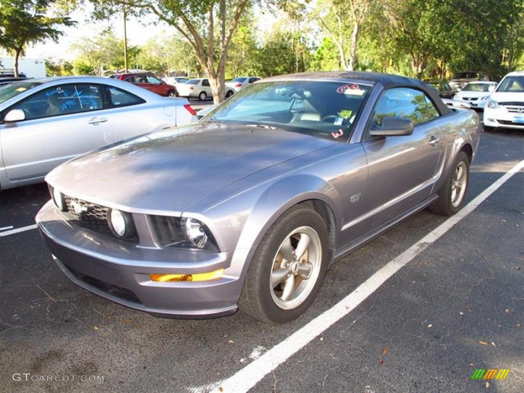2006 Mustang GT Premium Convertible - Tungsten Grey Metallic / Dark Charcoal photo #4