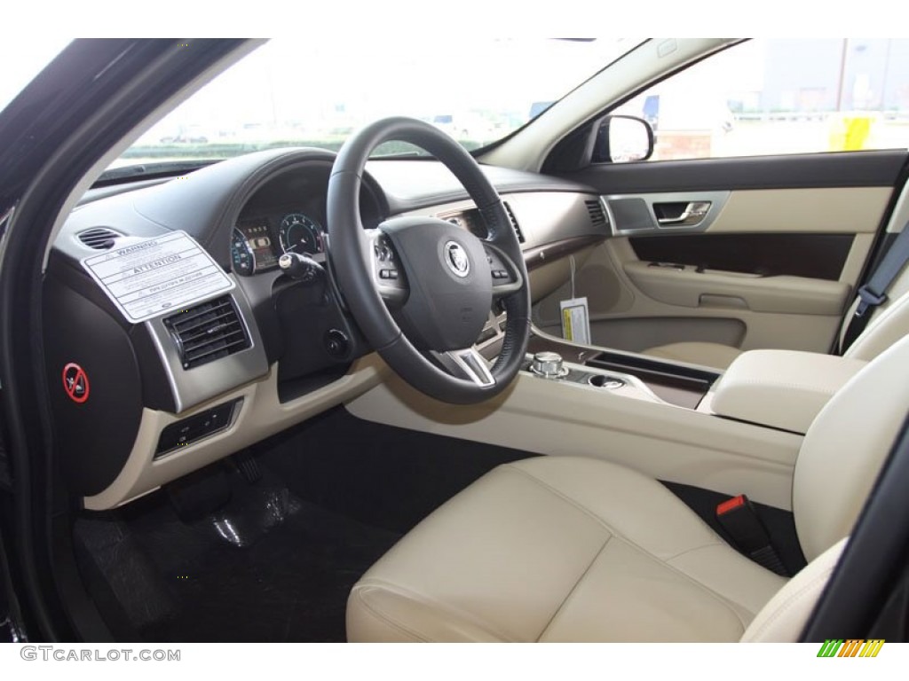 Barley/Warm Charcoal Interior 2012 Jaguar XF Standard XF Model Photo #59983215