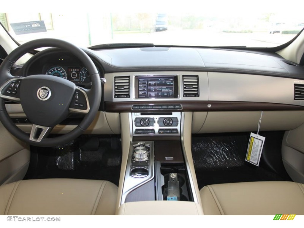 2012 Jaguar XF Standard XF Model Barley/Warm Charcoal Dashboard Photo #59983335