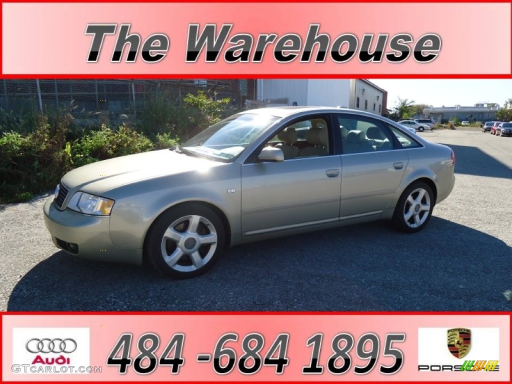 2004 A6 2.7T quattro Sedan - Canvas Beige Metallic / Beige photo #1