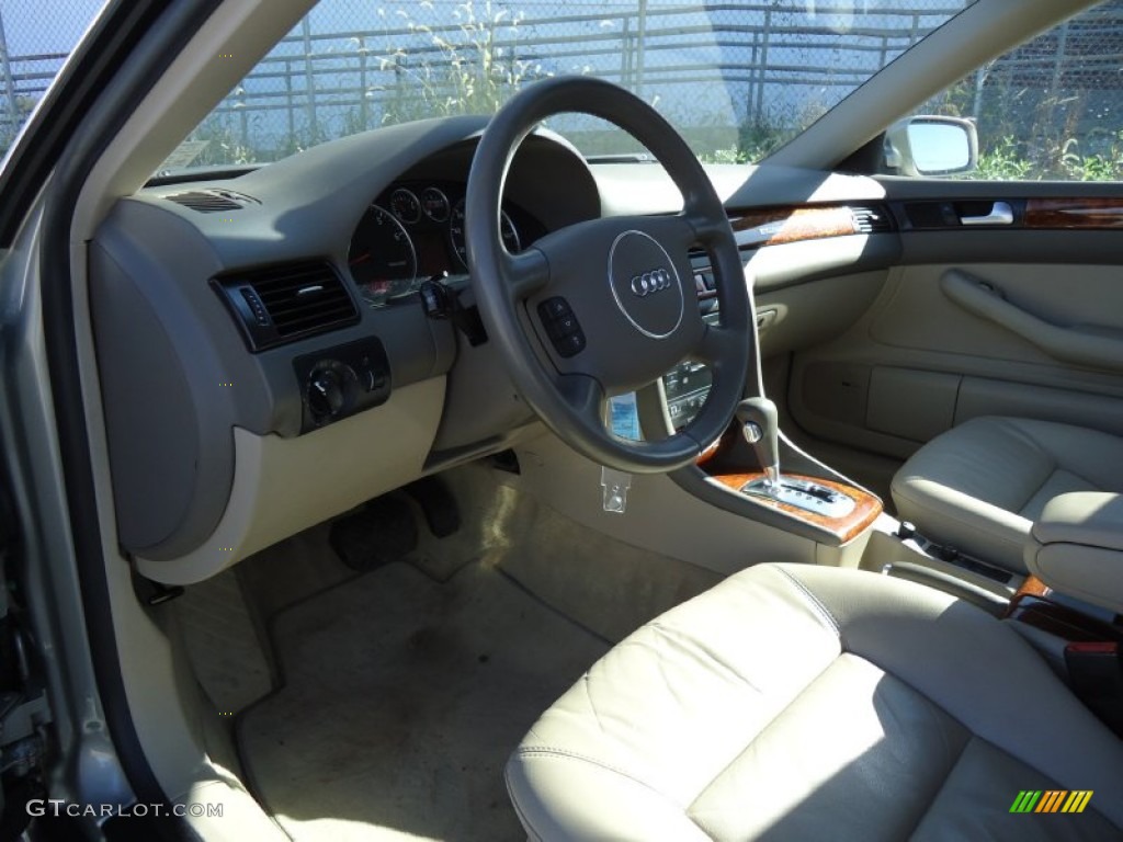 2004 A6 2.7T quattro Sedan - Canvas Beige Metallic / Beige photo #12