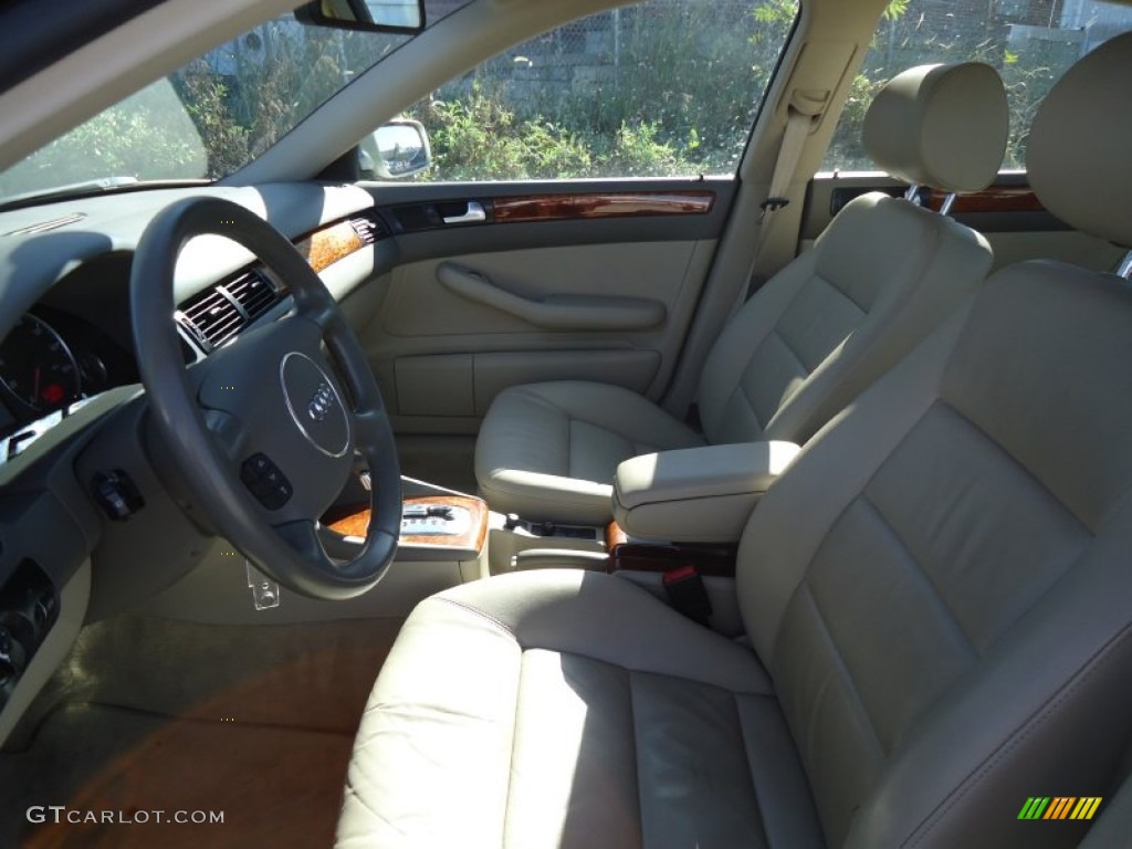 2004 A6 2.7T quattro Sedan - Canvas Beige Metallic / Beige photo #13