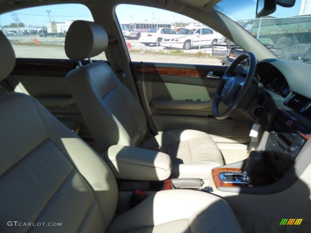 2004 A6 2.7T quattro Sedan - Canvas Beige Metallic / Beige photo #20