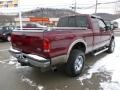 2005 Dark Toreador Red Metallic Ford F250 Super Duty Lariat SuperCab 4x4  photo #5