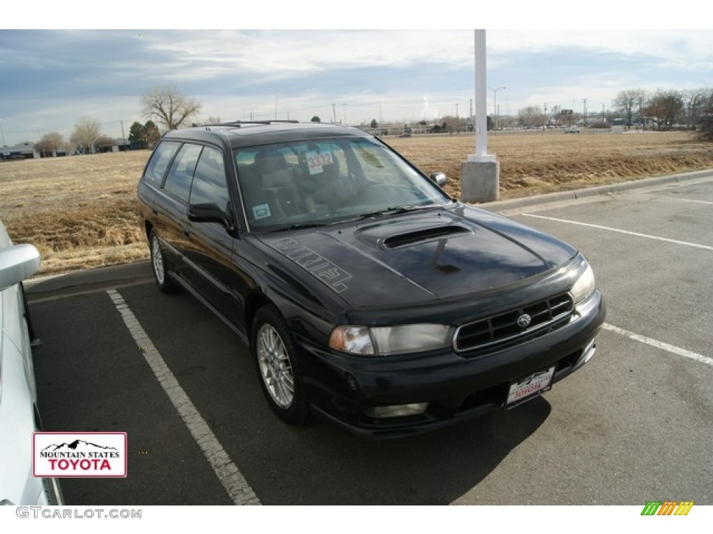 1998 Legacy GT Wagon - Black Granite Pearl / Gray photo #1