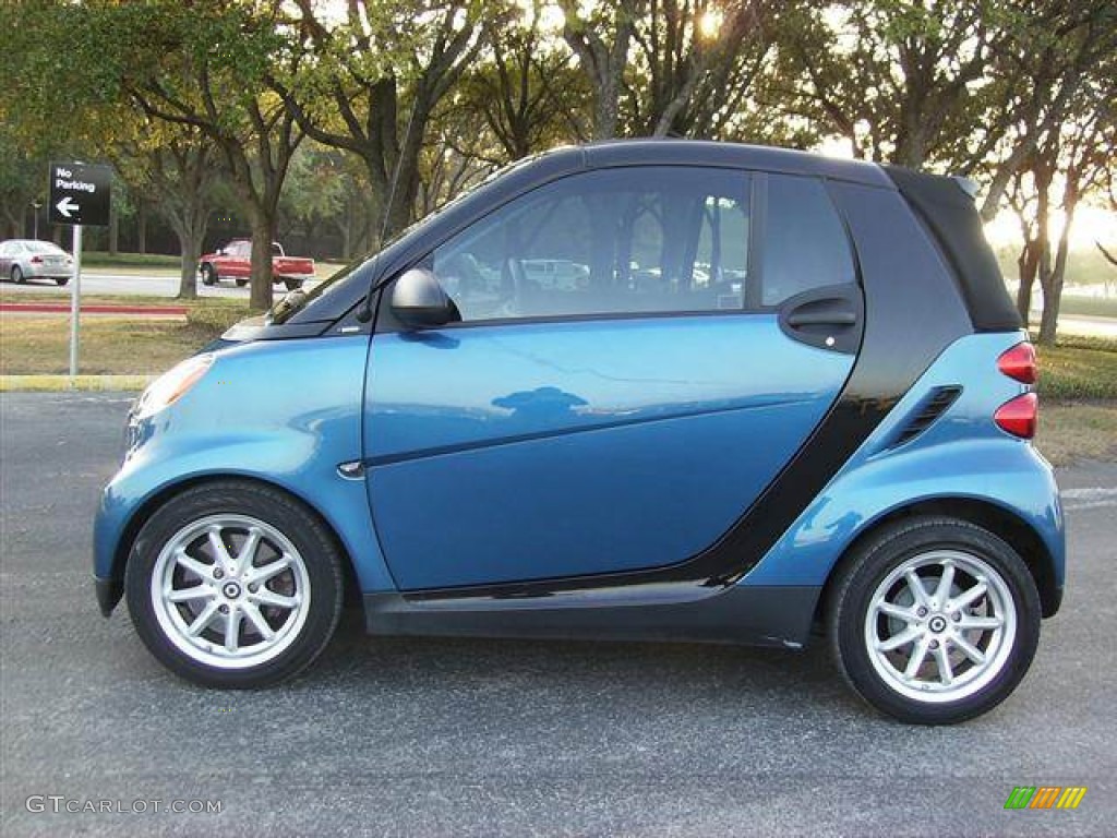 Blue Metallic 2009 Smart fortwo passion cabriolet Exterior Photo #59985165