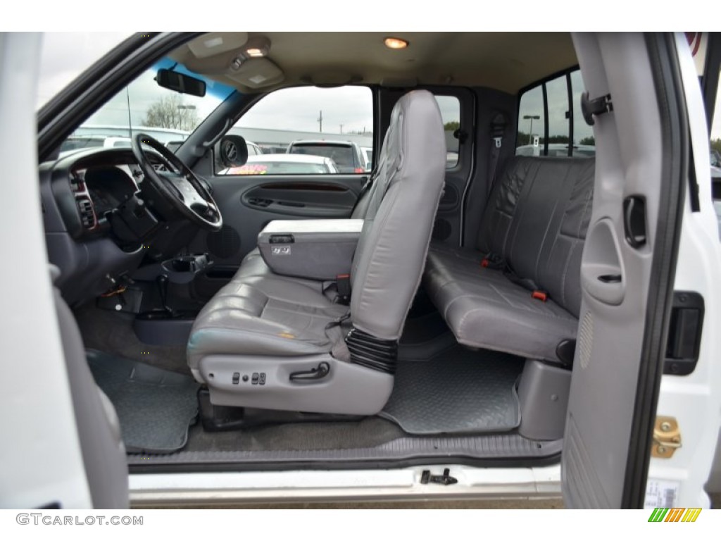 Dark Gray Interior 1998 Dodge Ram 2500 Laramie Extended Cab 4x4 Photo #59985267