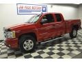 2009 Victory Red Chevrolet Silverado 1500 LT Extended Cab 4x4  photo #24
