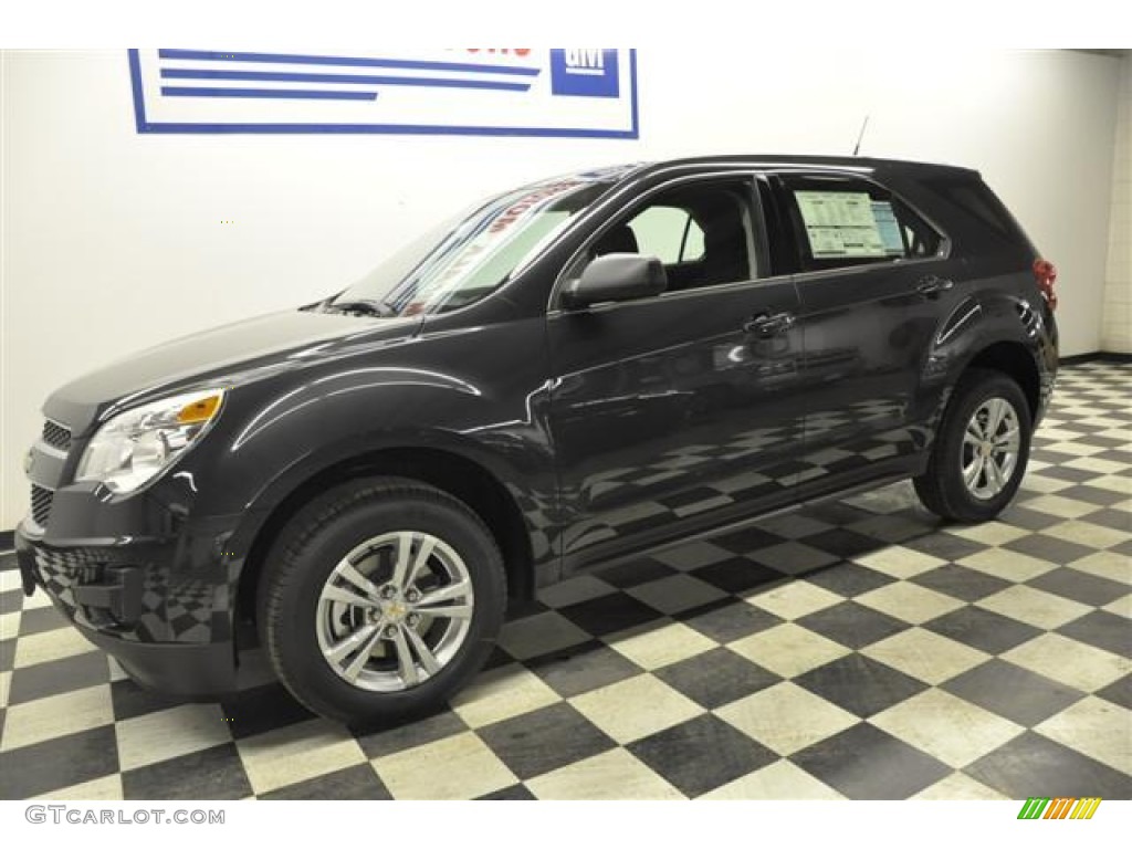 2012 Equinox LS - Ashen Gray Metallic / Jet Black photo #1