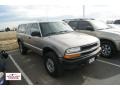 Light Pewter Metallic 2002 Chevrolet S10 Extended Cab 4x4