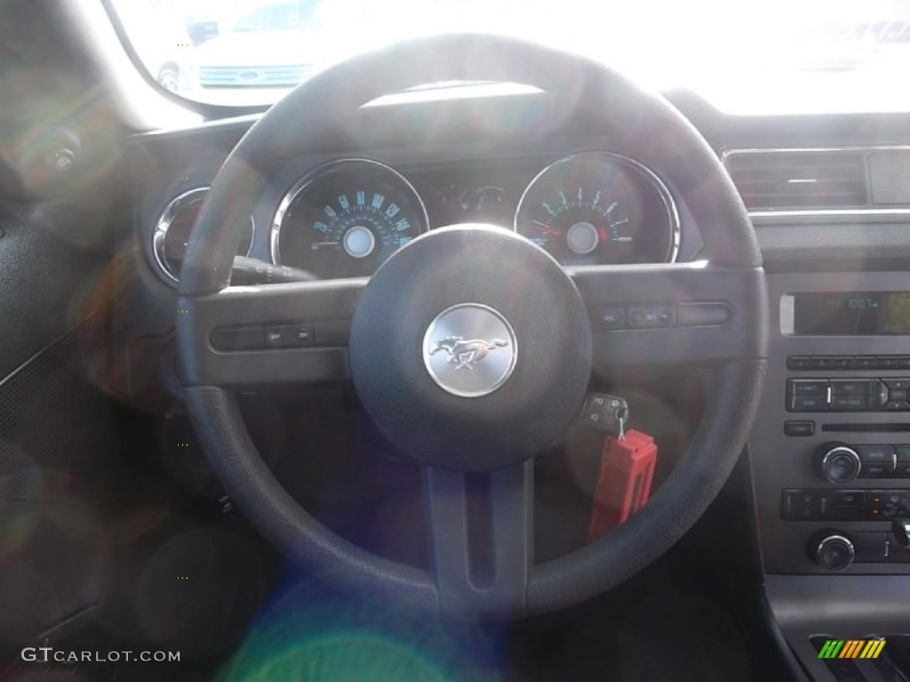 2011 Mustang V6 Convertible - Ingot Silver Metallic / Charcoal Black photo #27