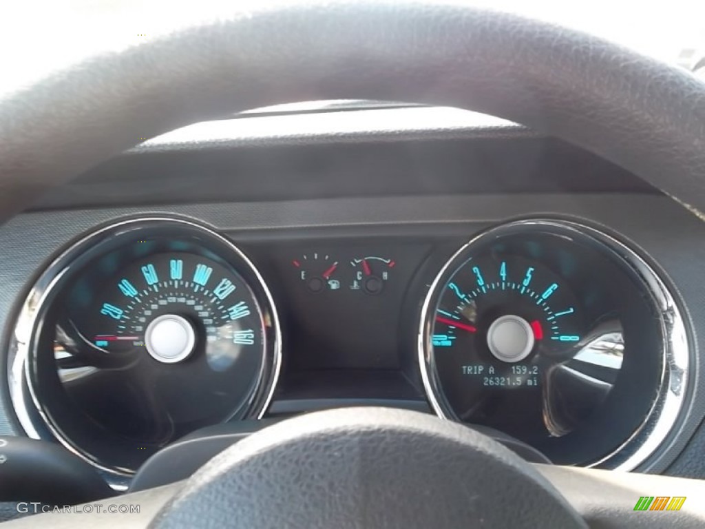 2011 Ford Mustang V6 Convertible Gauges Photo #59987097