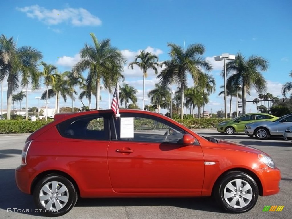 Tango Red 2010 Hyundai Accent GS 3 Door Exterior Photo #59987798
