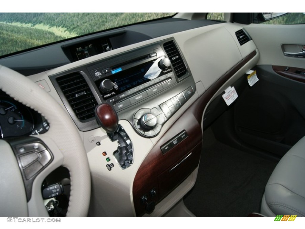 2012 Toyota Sienna XLE AWD Light Gray Dashboard Photo #59987892