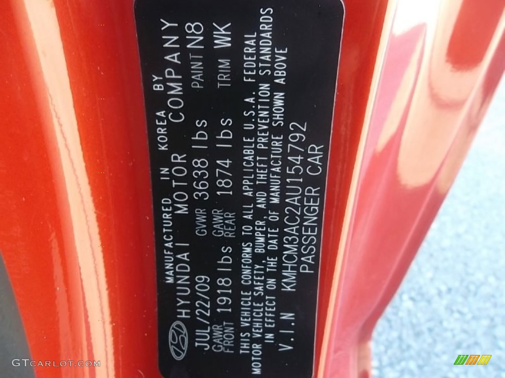 2010 Hyundai Accent GS 3 Door Parts Photos