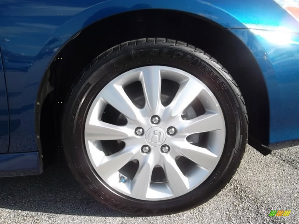 2006 Accord EX V6 Coupe - Sapphire Blue Pearl / Ivory photo #3