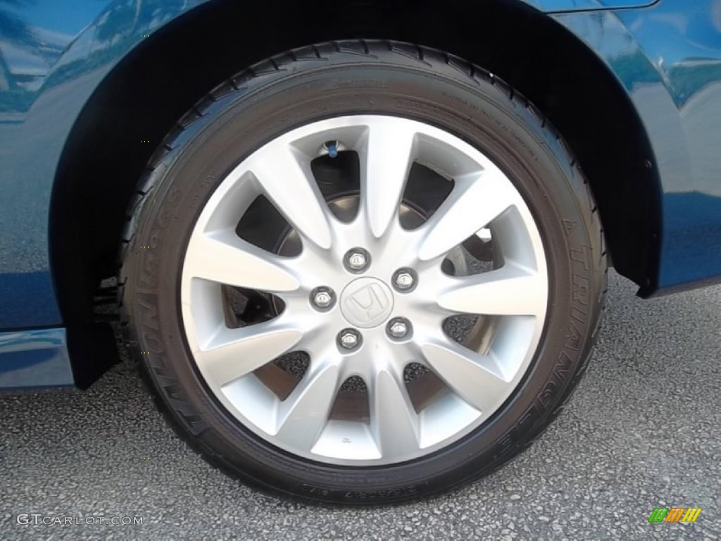 2006 Accord EX V6 Coupe - Sapphire Blue Pearl / Ivory photo #9