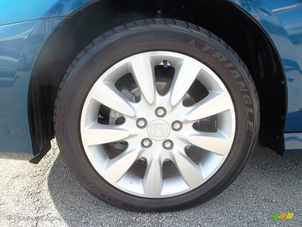 2006 Accord EX V6 Coupe - Sapphire Blue Pearl / Ivory photo #10