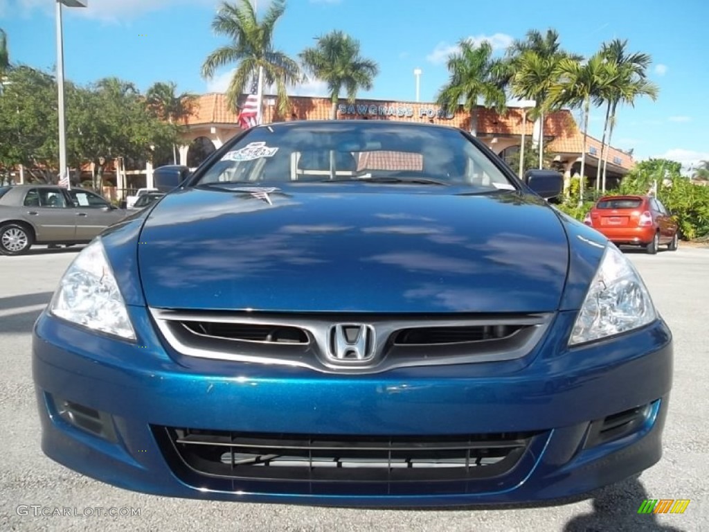 2006 Accord EX V6 Coupe - Sapphire Blue Pearl / Ivory photo #14