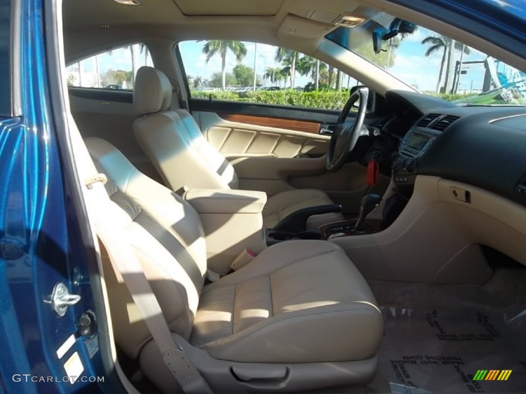 2006 Accord EX V6 Coupe - Sapphire Blue Pearl / Ivory photo #19