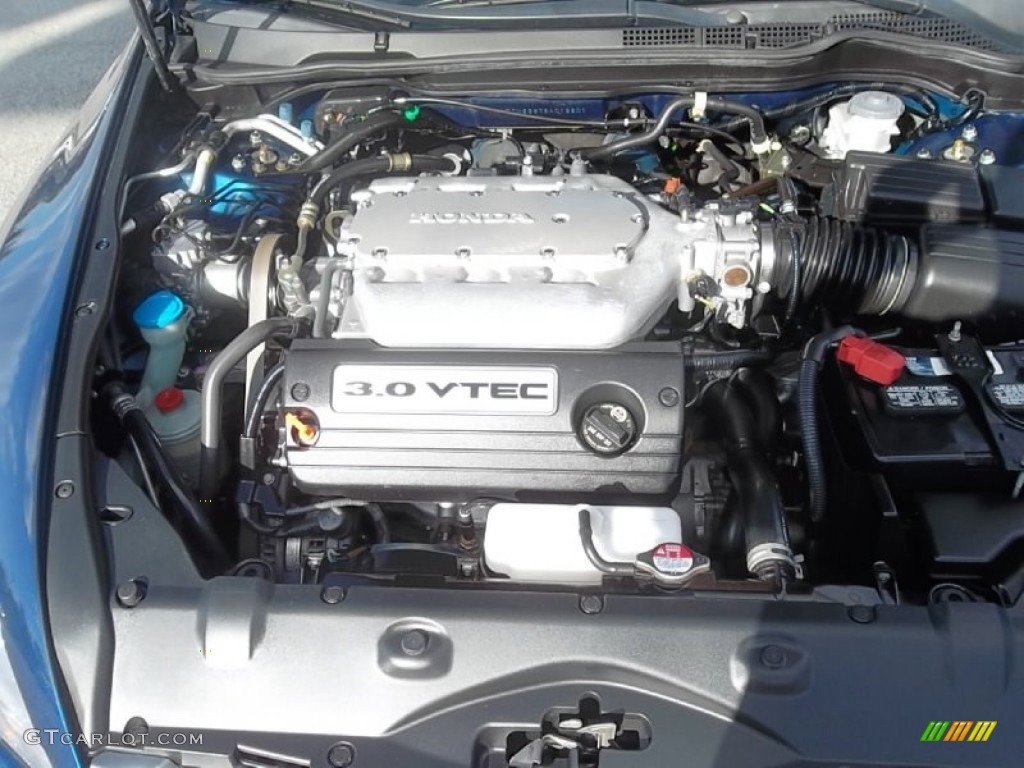 2006 Accord EX V6 Coupe - Sapphire Blue Pearl / Ivory photo #28