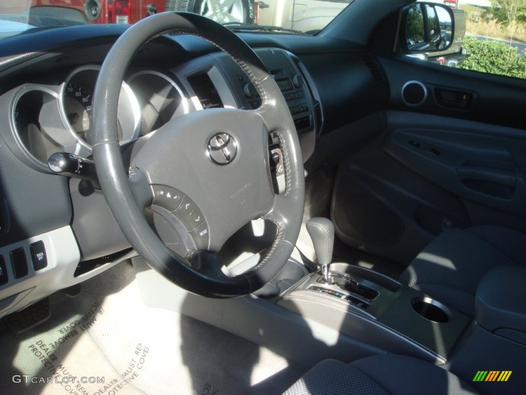 2010 Tacoma V6 PreRunner TRD Sport Double Cab - Magnetic Gray Metallic / Graphite photo #12