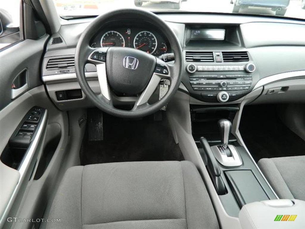 2010 Honda Accord EX V6 Sedan Gray Dashboard Photo #59989911