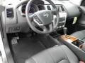 Black 2012 Nissan Murano LE Platinum Edition Interior Color