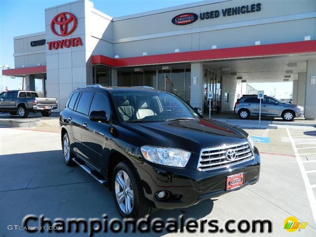2009 Highlander Limited - Black / Ash photo #1