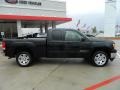 2008 Onyx Black GMC Sierra 1500 SLE Extended Cab  photo #2