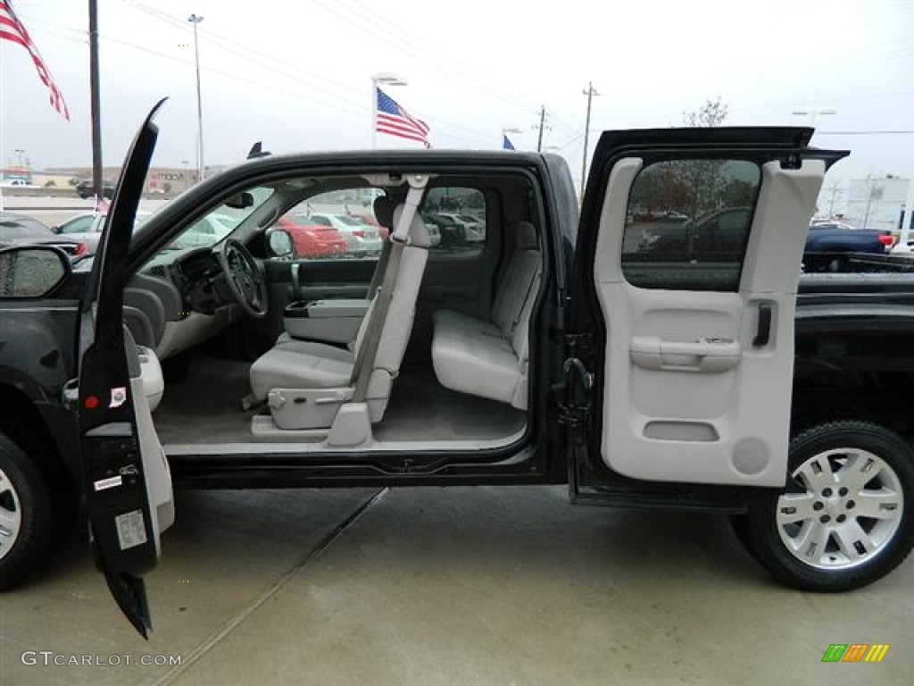 Light Titanium Interior 2008 GMC Sierra 1500 SLE Extended Cab Photo #59991068