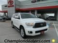 Super White 2008 Toyota Sequoia SR5