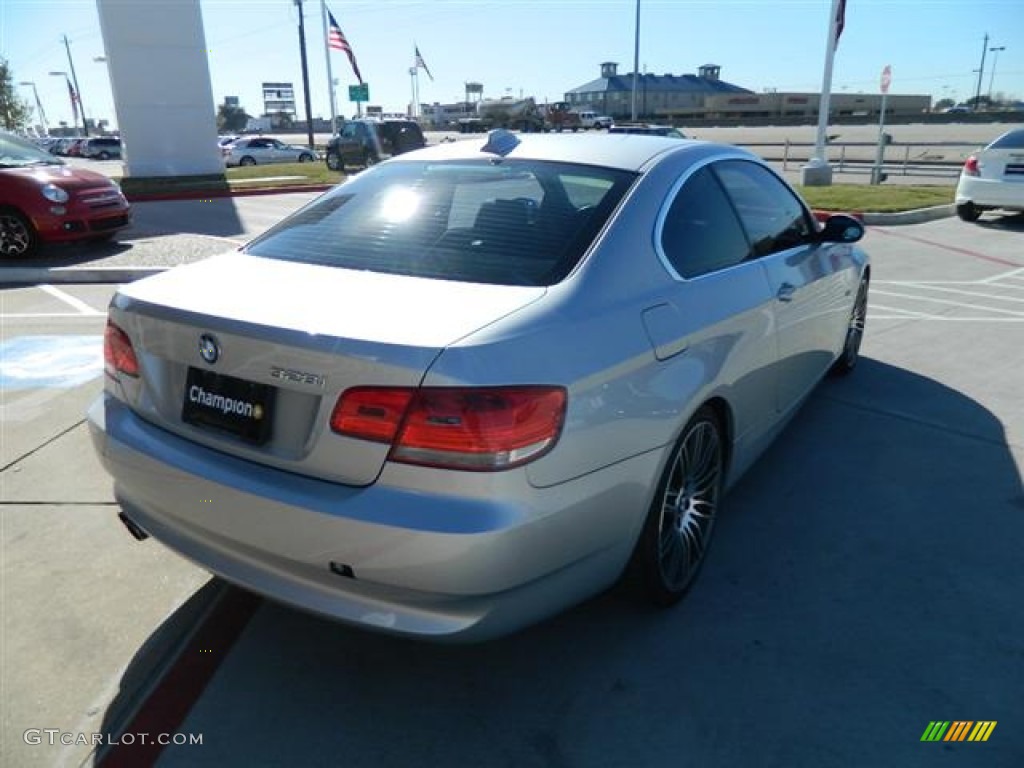 2008 3 Series 328i Coupe - Titanium Silver Metallic / Black photo #3