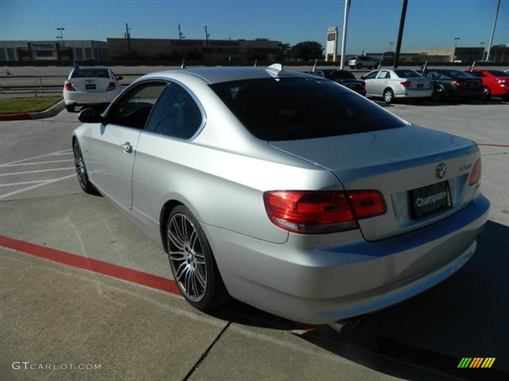 2008 3 Series 328i Coupe - Titanium Silver Metallic / Black photo #5