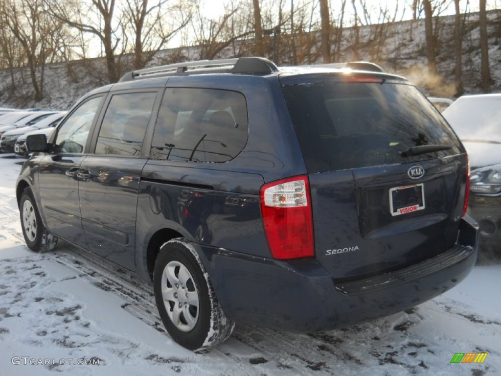 2008 Sedona LX - Velvet Blue Metallic / Gray photo #13