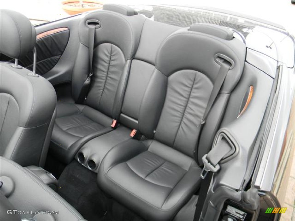 2008 Mercedes-Benz CLK 550 Cabriolet Rear Seat Photos