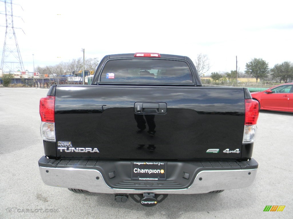 2012 Tundra Platinum CrewMax 4x4 - Black / Red Rock photo #6